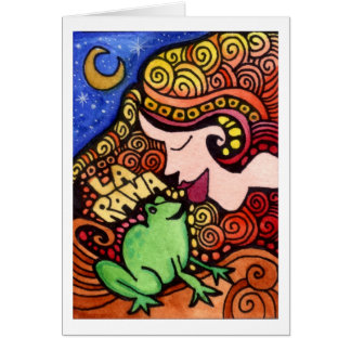 Cartão La Rana/cartão de Loteria do sapo