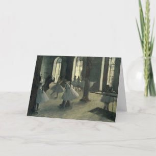 Cartão La Ré pé tição Au Foyer De La Danse   Edgar Dega