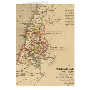 Cartão La Terre Sainte sous Salomon