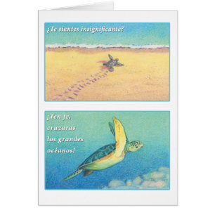 Cartão La Tortuga de março, tarjeta