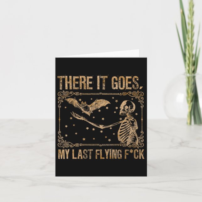 Cartão Lá Vai Ela  (Frente)