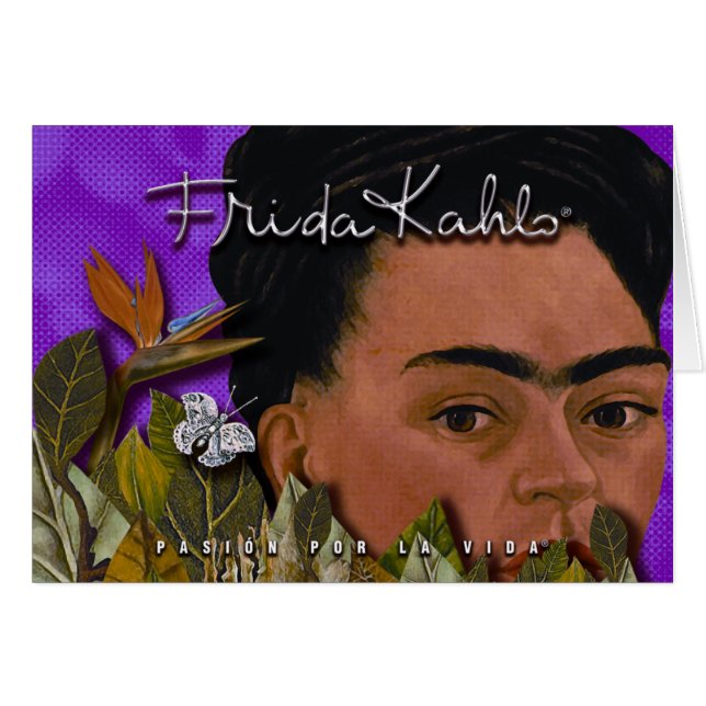 Cartão La Vida de Frida Kahlo Pasion Por (Frente Horizontal)