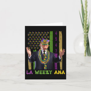 Cartão La Weezy Ana Funny Mardi Gras 2025