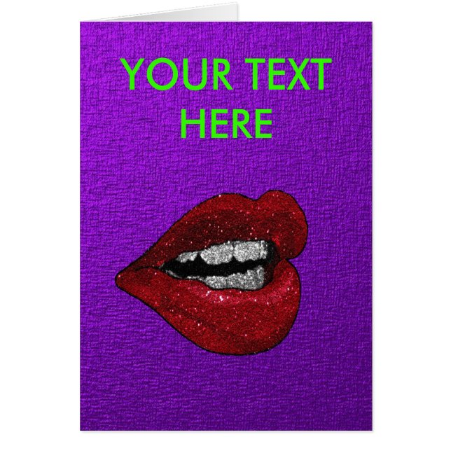 CARTÃO LÁBIOS QUENTES DO BRILHO (Frente)