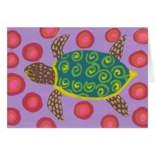 Cartão Labirinto NC da tartaruga