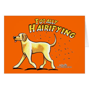 Cartão Laboratório Amarelo totalmente hairificante