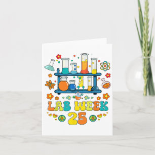 Cartão Laboratório De Cientista Laboratório Semana 2025 M