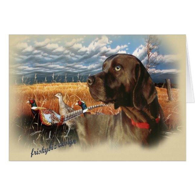 Cartão Laboratório do chocolate uma caça do dia (Frente Horizontal)