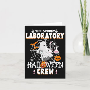 Cartão Laboratório Spooky de Halloween Crew Spooky Medici