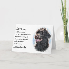 Cartão Labradoodle Gifts