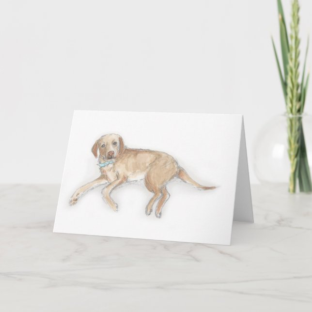 Cartão Labrador (Frente)