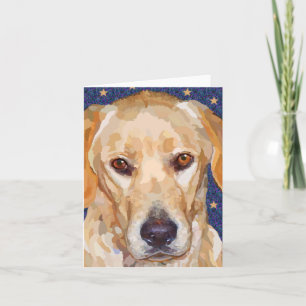 Cartão Labrador Retriever Painting Greeting Card