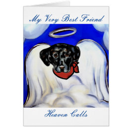 Cartão Labrador Retriever Preto