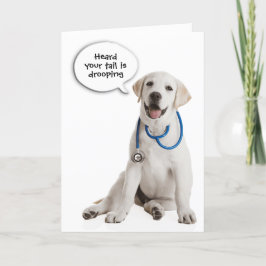 Cartão Labrador Retriever Vai Bem Em Breve