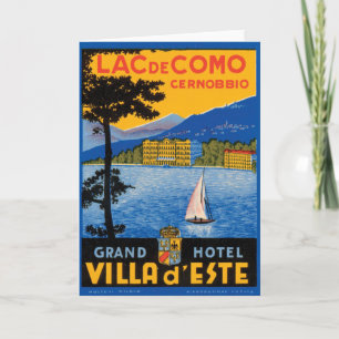 Cartão Lac de Como
