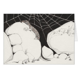 Cartão Laçado o lagarto