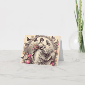 Cartão Lace vitoriano