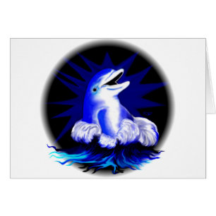 Cartão Lachender Delfin