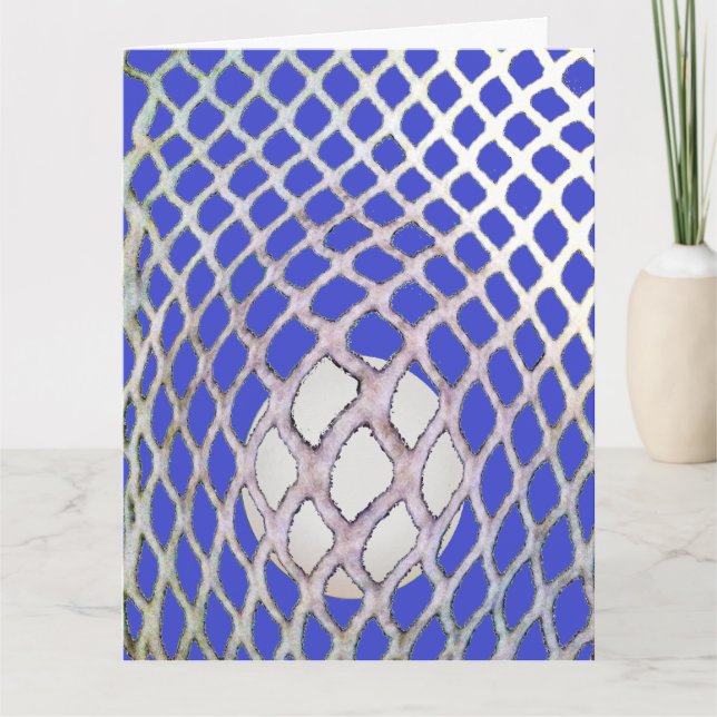 Cartão Lacrosse Birthday (Frente)