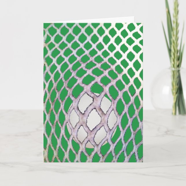 Cartão Lacrosse Birthday (Frente)