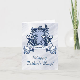 Cartão Lacrosse Dad Father's Day Card