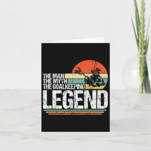 Cartão Lacrosse Goalie Lax Goalkeeper Funny Lacrosse Play