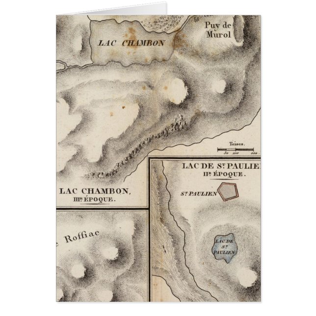 Cartão Lacunas vulcânicas (Frente)