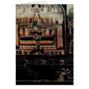 Cartão Lado de righthand do Diptych que mostra o