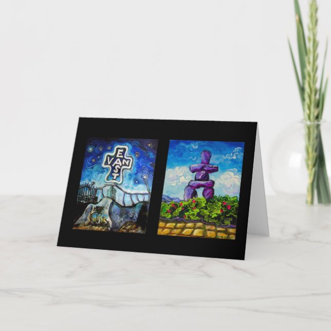 Cartão Lado oeste do leste de Van (Frente)