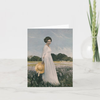 Cartão Lady Bird Johnson - Aaron Shikler (1978)