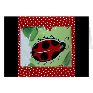 Cartão Lady Bug
