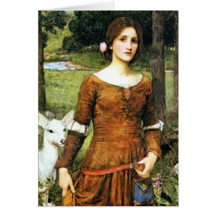 Cartão Lady Clare e a Fawn