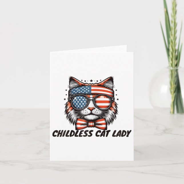 Cartão Lady Gama de Gato Sem Fios (Frente)