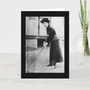 Cartão Lady Golf Champion, Dorothy Cambell 1909