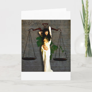 Cartão Lady Justice