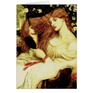 Cartão "Lady Lillith" por Dante Gabriel Rossetti