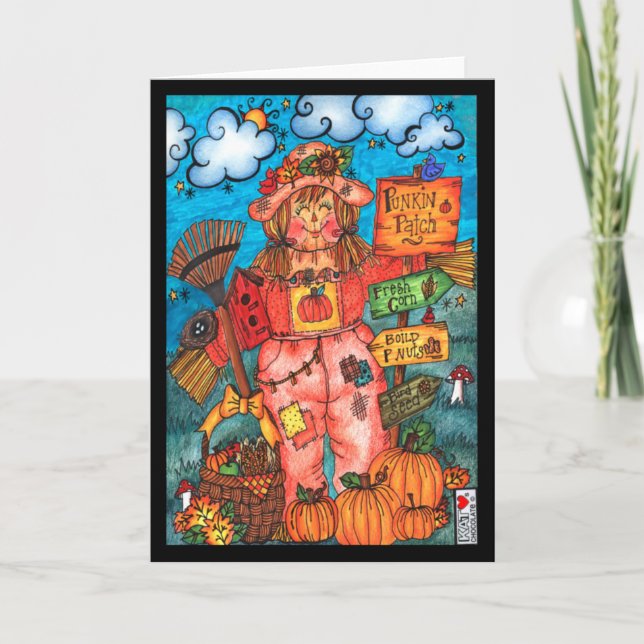 Cartão Lady Scarecrow (Frente)