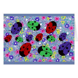 Cartão Ladybug