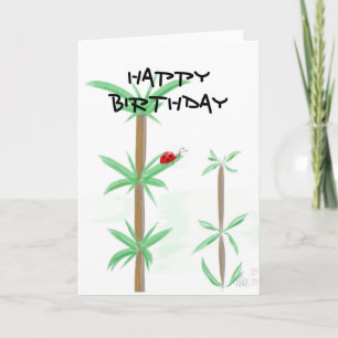 Cartão Ladybug Birthday Card