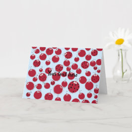 Cartão Ladybug Shindig