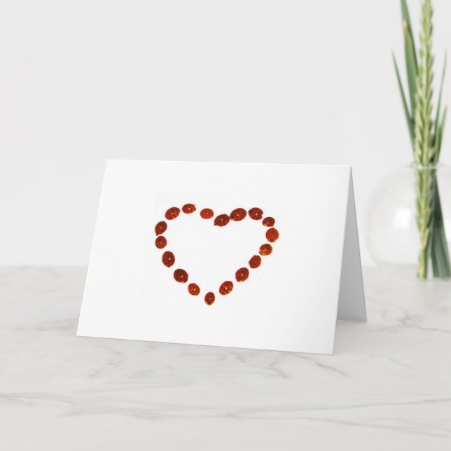 Cartão ladybugsheart (Frente)