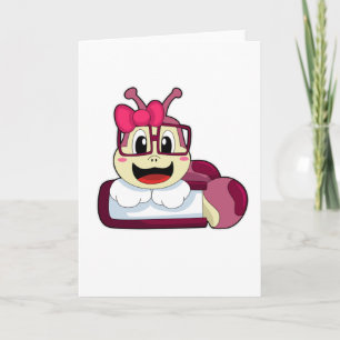 Cartão Lagarta com Faixa de Opções