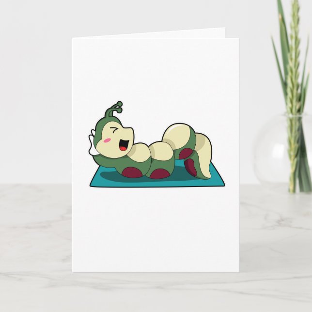 Cartão Lagarta na Malhação (Frente)