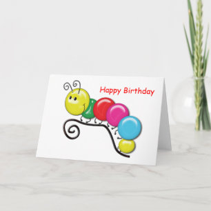 Cartão Lagarta num galho