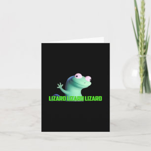 Cartão Lagarto Lagarto Lagarto Engraçado Meme Viral Weird