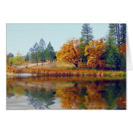 Cartão Lago Autumn