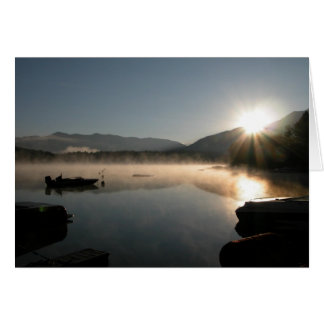 Cartão Lago Cinco Sunrise