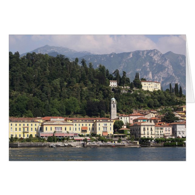 Cartão Lago Como - Bellagio 2 (Frente Horizontal)