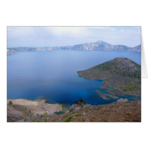 Cartão Lago de cratera