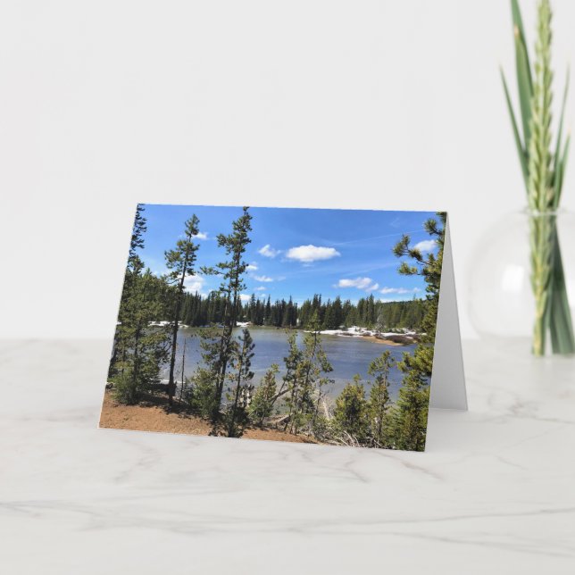 Cartão Lago do Diabo, Oregon (Frente)